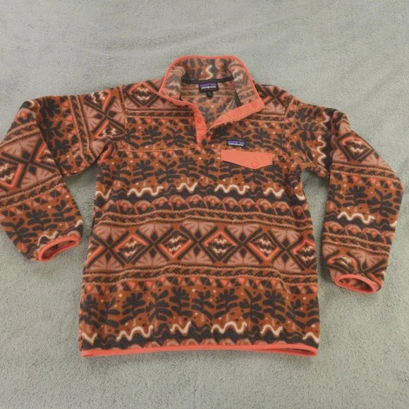 Patagonia Synchilla Snap T Fleece Pullover Mangrove Henna Brown - Picture 1 of 11